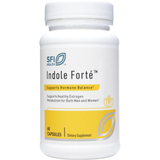 Klaire Labs/SFI Health Indole Forte 400 mg, 60 capsules, front of bottle