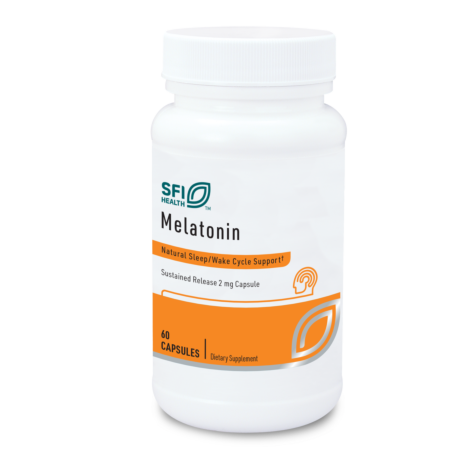 Klaire Labs/SFI Health Melatonin-SR 2 mg, 60 capsules, front of bottle