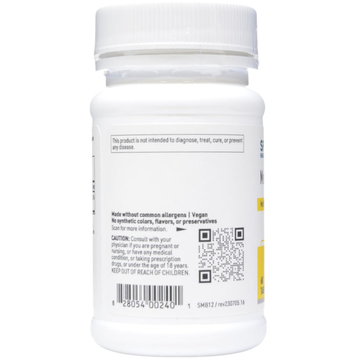 Methylcobalamin 5000 mcg 60 tabs by Klaire Labs/SFI Health, bottle label