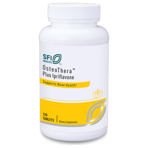Klaire Labs/SFI Health OsteoThera Plus Ipriflavone, 120 tablets, front of bottle