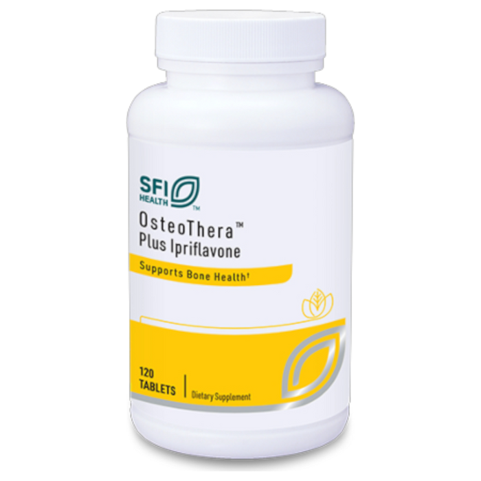 Klaire Labs/SFI Health OsteoThera Plus Ipriflavone, 120 tablets, front of bottle