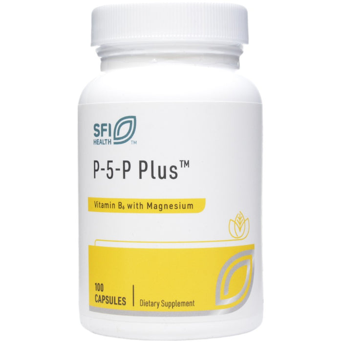 Klaire Labs/SFI Health P-5-P Plus w/Magnesium, 100 capsules, front of bottle