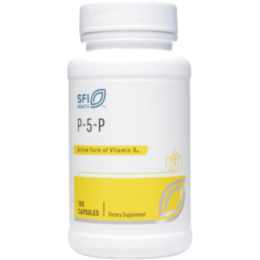 Klaire Labs/SFI Health P-5-P w/o Magnesium, 100 capsules, front of bottle
