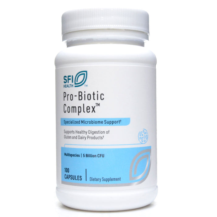 Klaire Labs/SFI Health Pro-Biotic Complex, 100 capsules, front of bottle