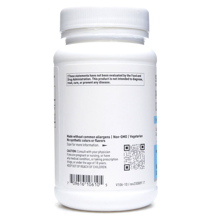 Klaire Labs/SFI Health Pro-Biotic Complex 100 capsules label information panel