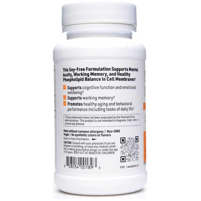 Klaire Labs/SFI Health SeraBella 60 capsules label information panel