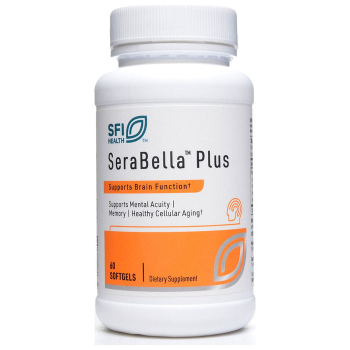 Klaire Labs/SFI Health SeraBella Plus, 60 softgels, front of bottle