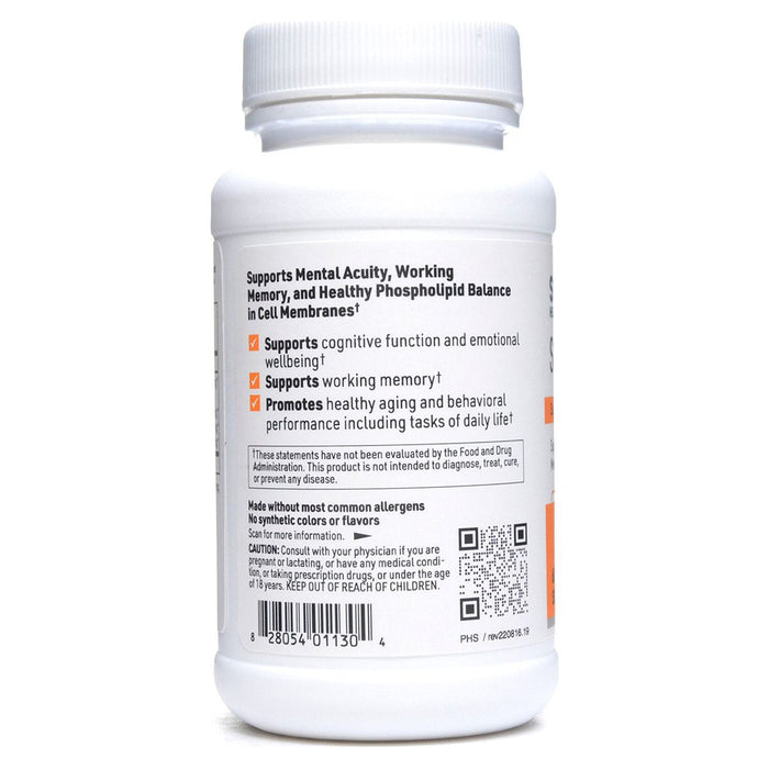 Klaire Labs/SFI Health SeraBella Plus 60 softgels label information panel