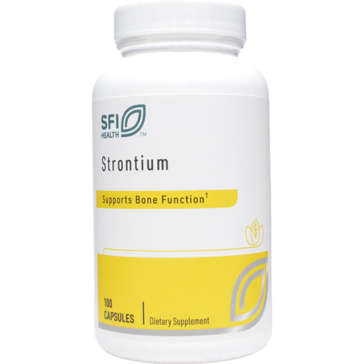 Klaire Labs/SFI Health Strontium 300 mg, 100 capsules, front of bottle