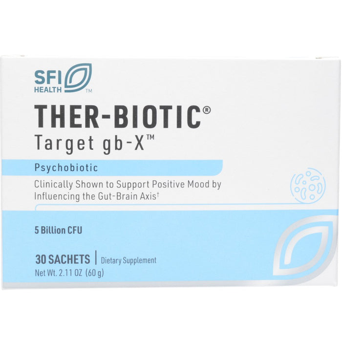 Klaire Labs/SFI Health Target gb-X, 30 sachets, front of box