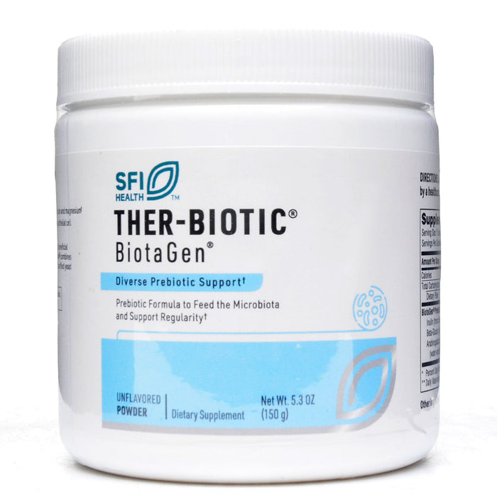 Klaire Labs/SFI Health Ther-Biotic BiotaGen Powder, 150 g, front of jar