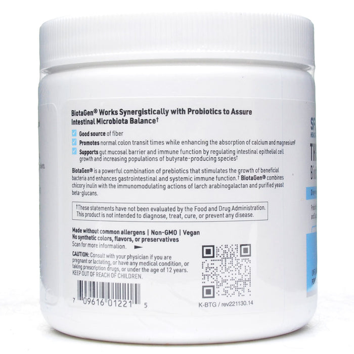 Product label image of Ther-Biotic BiotaGen Powder 150 g (30 Servings) by Klaire Labs/SFI Health