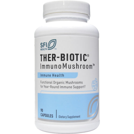 Klaire Labs/SFI Health Ther-Biotic ImmunoMushroom, 90 capsules, front of bottle