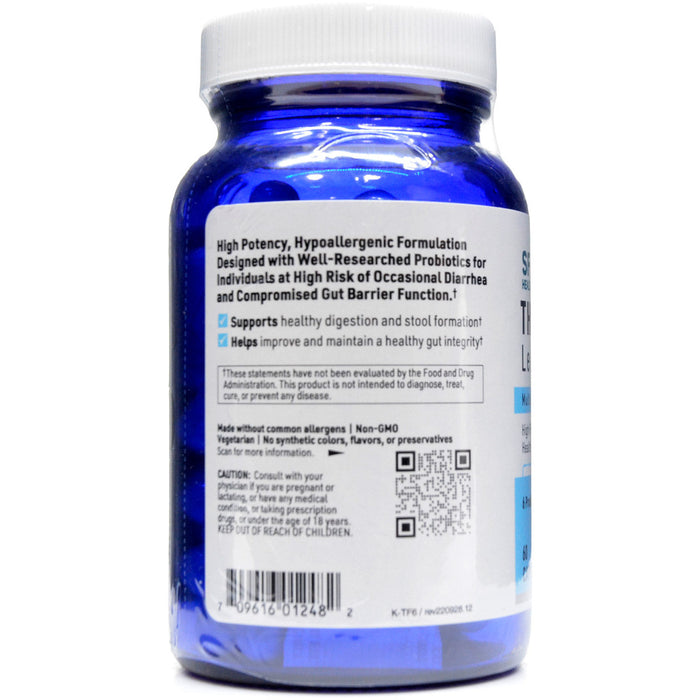 Product label image of Ther-Biotic Leaky Gut 60 caps by Klaire Labs/SFI Health