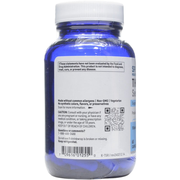 Ther-Biotic Senior Formula 60 vcaps by Klaire Labs/SFI Health, bottle label