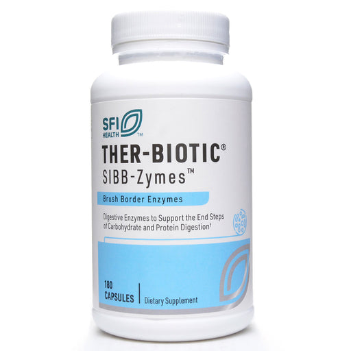 Klaire Labs/SFI Health Ther-Biotic SIBB-Zymes, 180 capsules, front of bottle