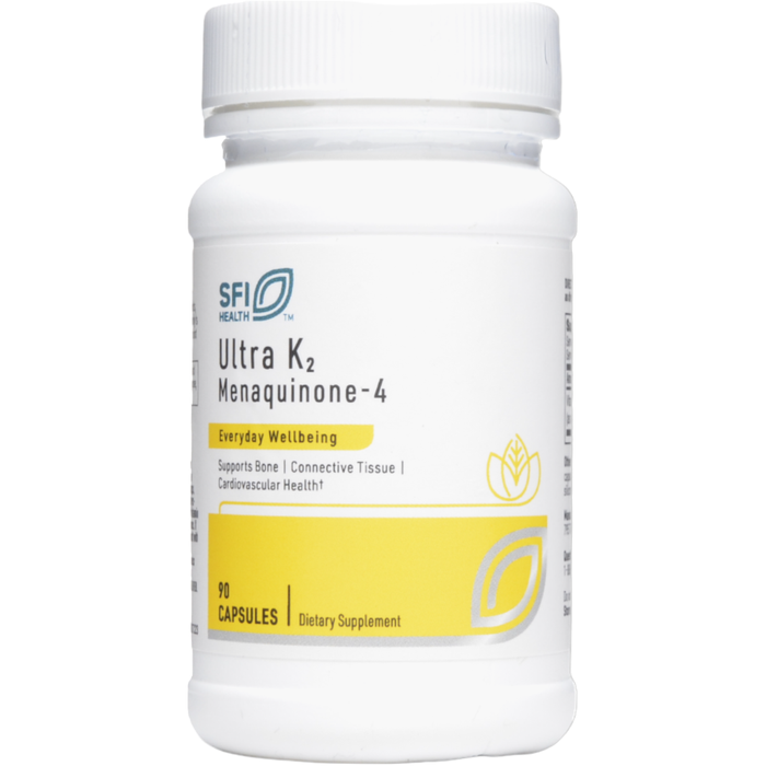 Klaire Labs/SFI Health Ultra K2 15 mg, 90 capsules, front of bottle