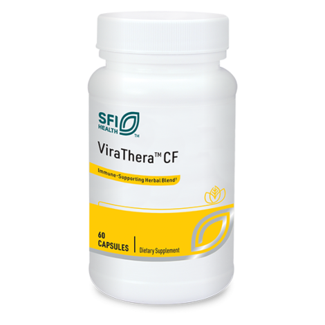 Klaire Labs/SFI Health ViraThera CF, 60 capsules, front of bottle