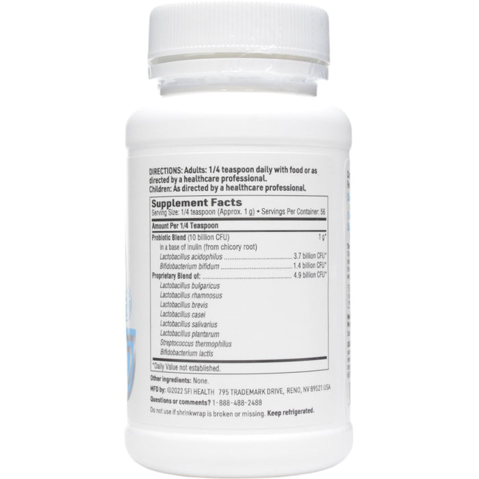 Klaire Labs/SFI Health Vital-10 Powder 57 g supplement facts label