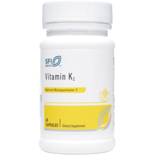 Klaire Labs/SFI Health Vitamin K2 50 mcg, 60 capsules, front of bottle