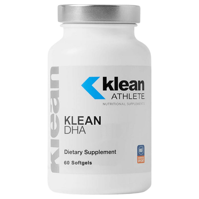 Klean Athlete Klean DHA, 60 softgels, front of bottle