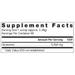 Klean Athlete Klean Glutamine 491 g supplement facts label