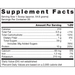 Klean Athlete Klean Recovery, Milk Chocolate 38.5 oz supplement facts label