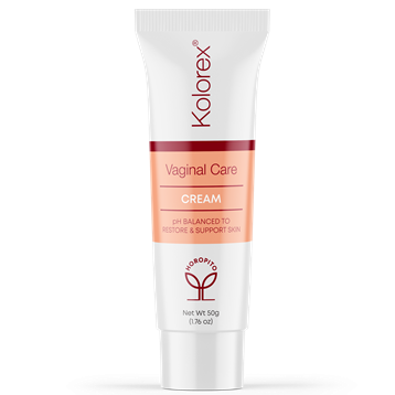 Kolorex Vaginal Care Cream, 1.76 oz, front of tube