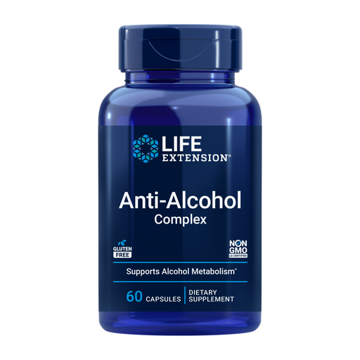 Life Extension Anti-Alcohol Complex, 60 capsules, front of bottle