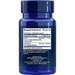 Life Extension BioActive Folate and Vitamin B12 90 capsules supplement facts label