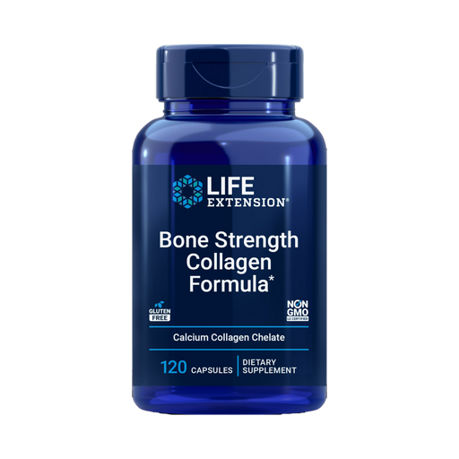 Life Extension Bone Strength Collagen Formula, 120 capsules, front of bottle