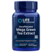 Life Extension Decaffeinated Mega Green Tea Extract 725 mg, 100 capsules, front of bottle