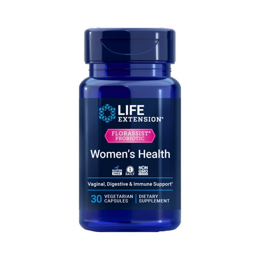 Life Extension FLORASSIST Probiotic Women's Health, 30 capsules, front of bottle