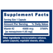 Life Extension Mega Vitamin K2 45 mg 30 capsules supplement facts label