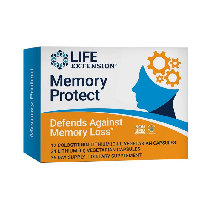Life Extension Memory Protect, 36 capsules, front of box