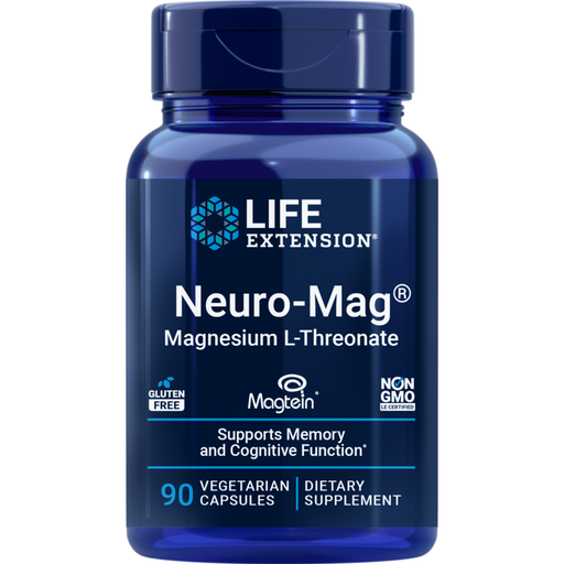 Life Extension Neuro-Mag Magnesium L-Threonate, 90 capsules, front of bottle