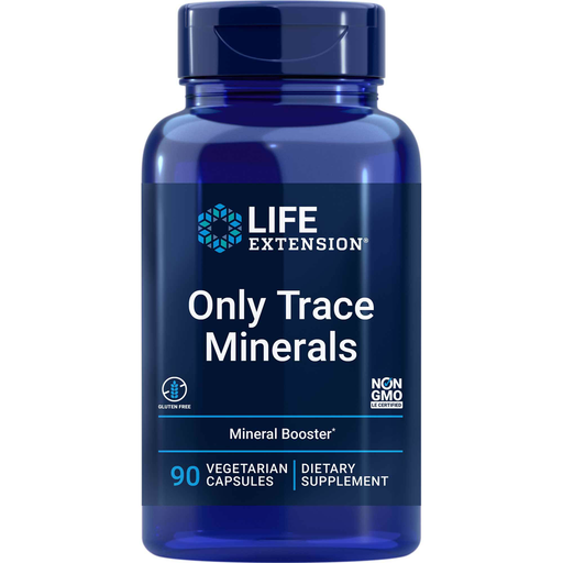 Life Extension Only Trace Minerals, 90 capsules, front of bottle