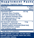 Life Extension Optimized Resveratrol Elite 60 vegetarian capsules supplement facts label