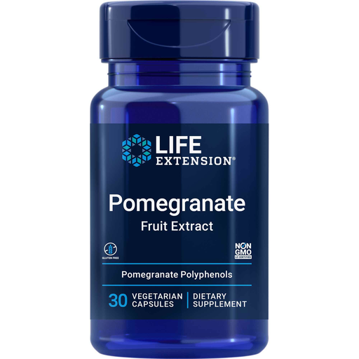 Life Extension Pomegranate Extract 400 mg, 30 capsules, front of bottle