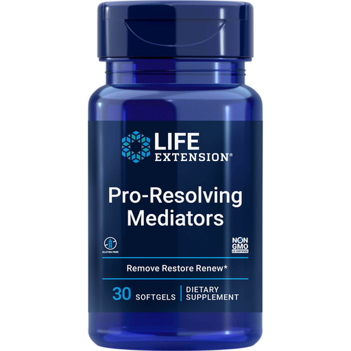 Life Extension Pro-Resolving Mediators, 30 softgels, front of bottle