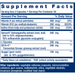 Life Extension Thyroid Support Complex 60 vegetarian capsules supplement facts label