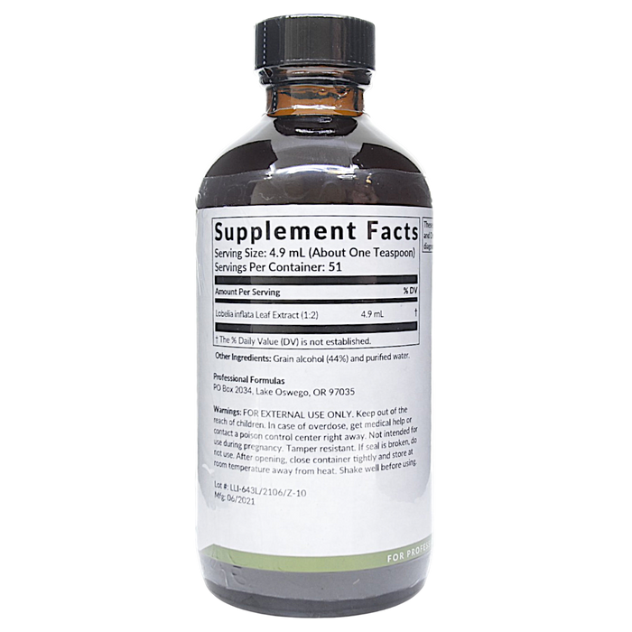 Bottle with supplement facts label on a white background