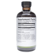 Bottle with supplement facts label on a white background