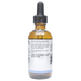 Bottle with inactive ingredients label on a white background