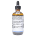 Bottle with inactive ingredients label on a white background