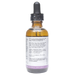 Bottle with inactive ingredients label on a white background