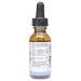 Bottle with inactive ingredients label on a white background