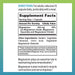 Supplement Facts label - Magnesium Complex 400 mg