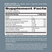 Supplement facts label - Hydrolyzed Marine Collagen Peptides w/ Hyaluronic Acid 120 vegetarian capsules