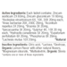 MediNatura ReBoost Cold & Flu Zinc +10 Lemon 60 tablets active ingredients label